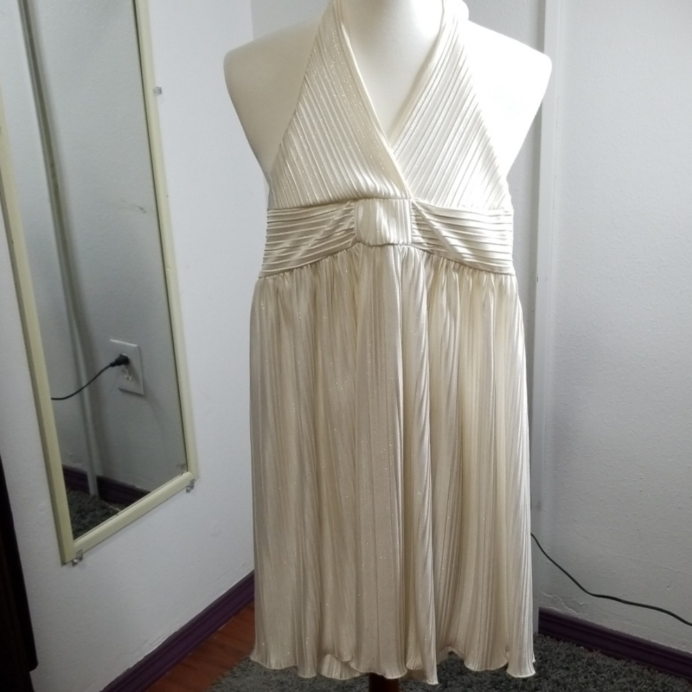 Gold sparkles dress